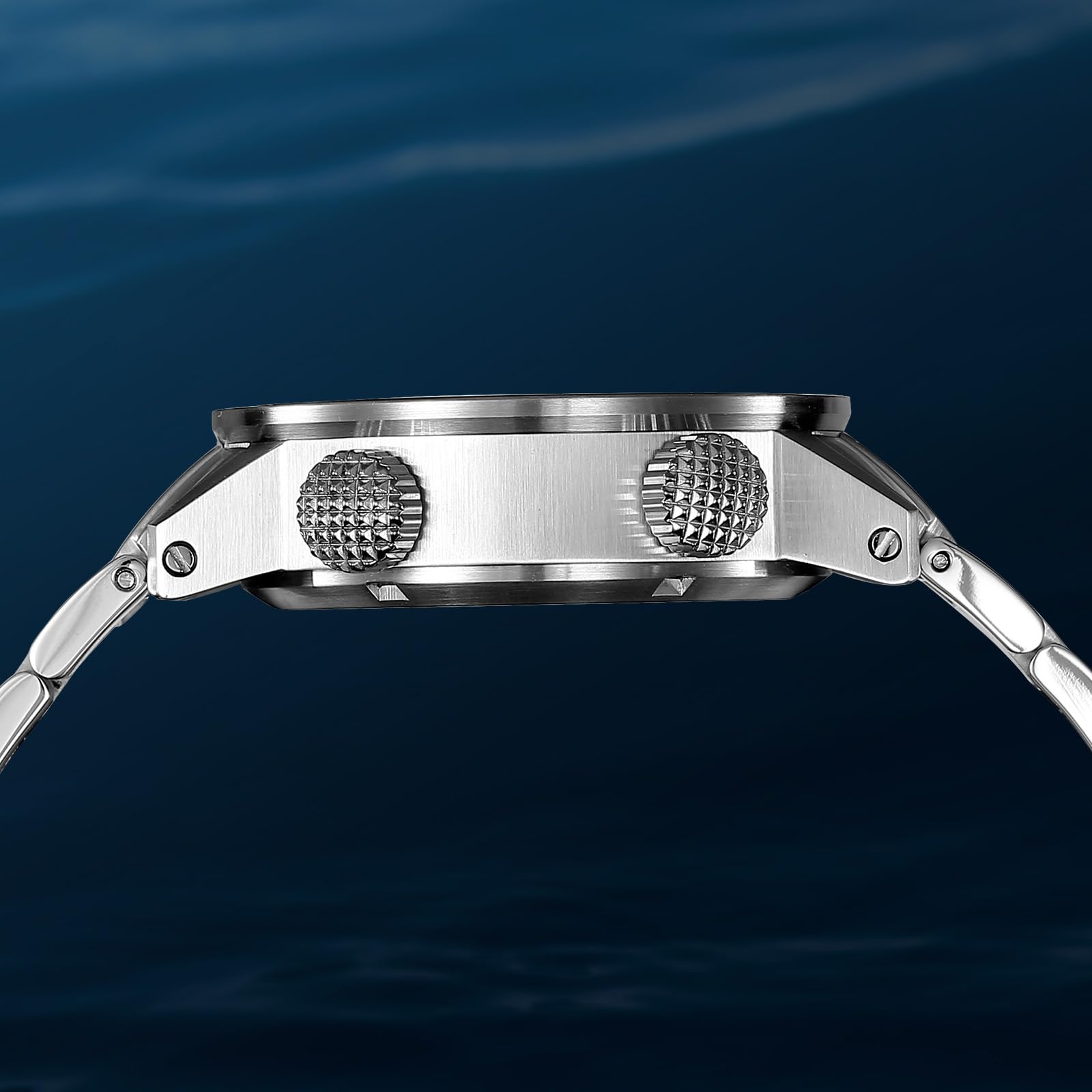 BERNY Automatic Mechanical Dive Watch for Men Self Winding Sport Stainless Steel Strap Wristwatches Waterproof 20ATM Sapphire Glass Scratch Resistant Super Luminous-No Battery Required - Image 7
